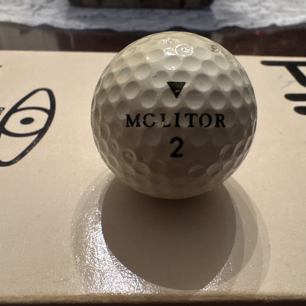 Vintage Golf Ball Molitor #2 Spalding 1970s-1980s - Picture 3 of 4